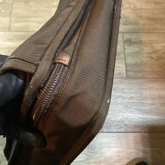 Tumi 2-way business bag briefcase organizer brief Brown - Picture 11 of 17